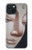 S1255 Visage du Bouddha Etui Coque Housse pour iPhone 15