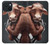 S1271 Vache Folle Etui Coque Housse pour iPhone 15