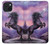 S1461 Licorne Fantaisie Cheval Etui Coque Housse pour iPhone 15