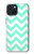 S1723 Monnaie Chevron Zigzag Etui Coque Housse pour iPhone 15