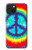 S1870 Tie Dye Paix Etui Coque Housse pour iPhone 15
