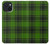 S2373 Motif vert Tartan Etui Coque Housse pour iPhone 15