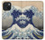 S2389 Hokusai La grande vague de Kanagawa Etui Coque Housse pour iPhone 15