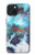 S2724 Dragon Blanc Piscine Haisu Lui Etui Coque Housse pour iPhone 15