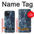 S2799 Lumière Bleu Marbre Pierre Imprimé Graphique Etui Coque Housse pour iPhone 15