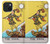 S2810 Carte Tarot Le Fou Etui Coque Housse pour iPhone 15