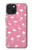 S2858 Motif Flamant rose Etui Coque Housse pour iPhone 15