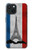 S2859 Drapeau France millésimé Tour Eiffel Etui Coque Housse pour iPhone 15