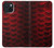 S2879 Rouge Arowana écailles de poisson Etui Coque Housse pour iPhone 15