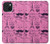 S2885 Paris Rose Etui Coque Housse pour iPhone 15