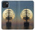 S2897 Pirate Ship Lune Nuit Etui Coque Housse pour iPhone 15