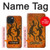 S2901 Lezard Art autochtone Etui Coque Housse pour iPhone 15