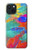S2942 Peinture Coup de pinceau Etui Coque Housse pour iPhone 15