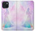 S2992 Princesse Pastel Silhouette Etui Coque Housse pour iPhone 15