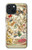 S3145 Constellation antique Carte du ciel étoilé Etui Coque Housse pour iPhone 15