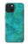 S3147 Aqua Marbre Pierre Etui Coque Housse pour iPhone 15