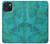 S3147 Aqua Marbre Pierre Etui Coque Housse pour iPhone 15