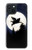 S3289 Cochon Volant Pleine Lune Nuit Etui Coque Housse pour iPhone 15