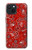 S3354 Rouge classique Bandana Etui Coque Housse pour iPhone 15