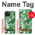 S3457 Papier Palm Monstera Etui Coque Housse pour iPhone 15