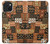 S3460 Motif Art Mali Etui Coque Housse pour iPhone 15