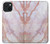 S3482 Imprimer Graphique marbre rose Etui Coque Housse pour iPhone 15