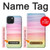 S3507 Coloré Arc-en-ciel pastel Etui Coque Housse pour iPhone 15