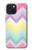 S3514 Arc en ciel Zigzag Etui Coque Housse pour iPhone 15