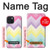 S3514 Arc en ciel Zigzag Etui Coque Housse pour iPhone 15