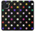 S3532 Coloré à pois Etui Coque Housse pour iPhone 15