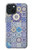 S3537 Motif marocain Mosaïque Etui Coque Housse pour iPhone 15