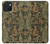 S3661 William Morris Forest Velvet Etui Coque Housse pour iPhone 15