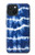 S3671 Tie Dye bleu Etui Coque Housse pour iPhone 15