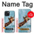 S3680 Girafe de sourire mignon Etui Coque Housse pour iPhone 15