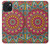 S3694 Modèle d'art hippie Etui Coque Housse pour iPhone 15