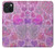 S3710 Coeur d'amour rose Etui Coque Housse pour iPhone 15