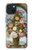 S3749 Vase de fleurs Etui Coque Housse pour iPhone 15