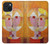 S3811 Paul Klee Senecio Homme Tête Etui Coque Housse pour iPhone 15