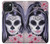 S3821 Sugar Skull Steampunk Fille Gothique Etui Coque Housse pour iPhone 15