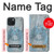 S3829 Huginn et Muninn Twin Ravens Norse Etui Coque Housse pour iPhone 15