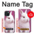 S3870 Mignon bébé lapin Etui Coque Housse pour iPhone 15