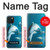 S3878 Dauphin Etui Coque Housse pour iPhone 15