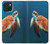 S3899 Tortue de mer Etui Coque Housse pour iPhone 15