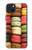 S0080 macarons Etui Coque Housse pour iPhone 15 Plus