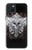 S1434 Crâne Tatouage Motard Aile Etui Coque Housse pour iPhone 15 Plus