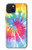 S1697 Tie Dye coloré imprimé graphique Etui Coque Housse pour iPhone 15 Plus