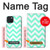 S1723 Monnaie Chevron Zigzag Etui Coque Housse pour iPhone 15 Plus