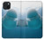 S1801 Béluga Sourire baleine Etui Coque Housse pour iPhone 15 Plus