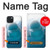 S1801 Béluga Sourire baleine Etui Coque Housse pour iPhone 15 Plus