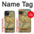 S1978 Van Gogh Lettre poire Etui Coque Housse pour iPhone 15 Plus